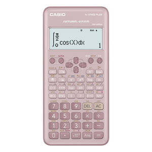 كاسيو آلة حاسبة علمية قياسية 10 + 2 رقم ، زهري ، fx-570ES PLUS-2PK
