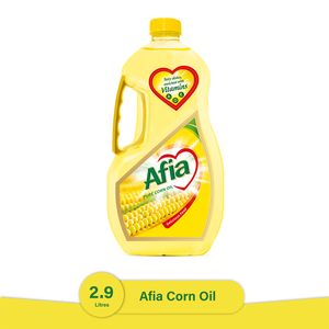 Buy Afia Pure Corn Oil Enriched with Vitamins A D & E 2.9 Litres Online at Best Price | Corn Oil | Lulu UAE in UAE