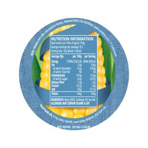 Real Foods Corn Thins Original 150 g
