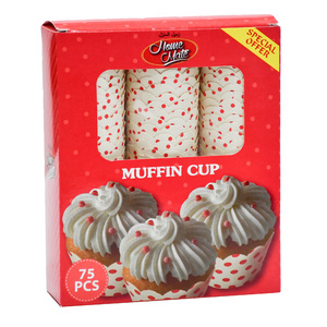 Buy Home Mate Muffin Cup YDL011 75 pcs Online at Best Price | Other Disposables | Lulu Kuwait in Kuwait
