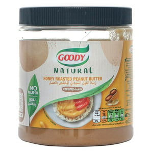 Goody Natural Creamy Honey Roasted Peanut Butter  453 g
