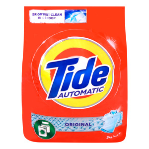 Tide Automatic Powder Laundry Detergent Original Scent Value Pack 3 kg