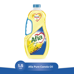 Buy Afia Pure Canola Oil Enriched with Vitamin E 1.5 Litres Online at Best Price | Canola Oil | Lulu Kuwait in Kuwait