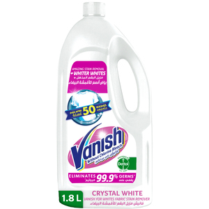 Vanish Fabric Stain Remover For Whites 1.8 Litres