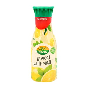 اشتري Nada Lemon with Mint Juice Value Pack 1.3 Litres Online at Best Price | August Saver Grocery | Lulu KSA في السعودية