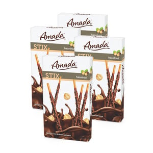 Amada Hazelnut Stick Value Pack 4 x 40 g