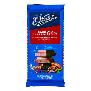 E.Wedel 64% Classic Dark Chocolate 90 g