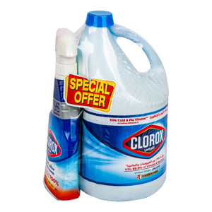 Clorox Bleach 3.78 Litres + Kitchen Cleaner 500 ml