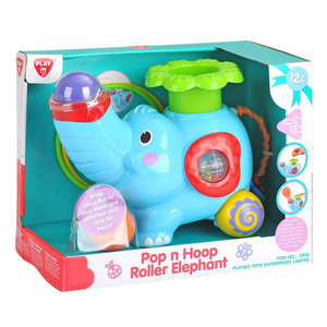 PlayGo Pop N Hoop Roller Elephant, Multicolor, 2993