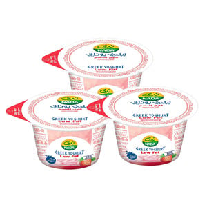 Nada Strawberry Greek Yoghurt Low Fat 3 x 160 g