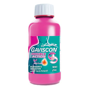 Gaviscon Double Action Heartburn & Indigestion Liquid Mint 300 ml