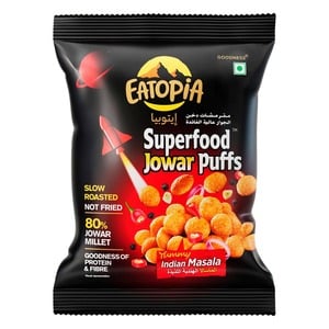 Eatopia Superfood Jowar Puffs with Yummy Indian Masala 20 g