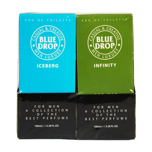 Blue Drop EDT Infinity & Iceberg For Men 2 x 100 ml