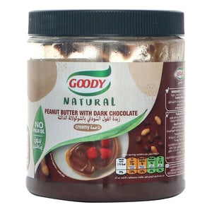Goody Natural Creamy Peanut Butter with Dark Chocolate  453 g