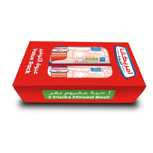 Buy Americana Frozen Minced Beef Value Pack 2 x 454 g Online at Best Price | Minced Beef & Veal | Lulu Kuwait in Kuwait