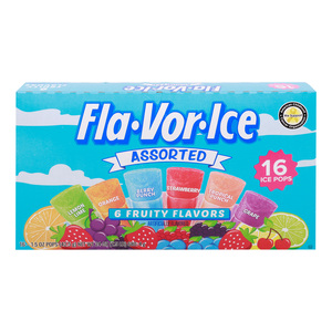 Fla-vor-ice Assorted 16 Ice Pops 680.4 g