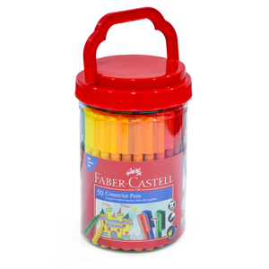 Faber-Castell Connector Pens Bucket, 50 pcs, 11-1500-50cc