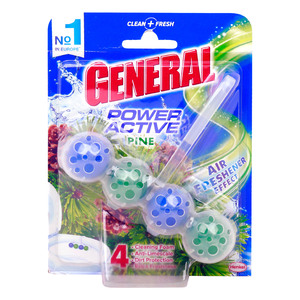 General Toilet Block Power Active With Pine Scent 50 g