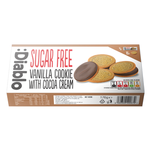 Diablo Sugar Free Vanilla Cookie Cocoa Cream176g