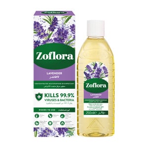Zoflora Lavender Concentrated Multipurpose Disinfectant, 250 ml
