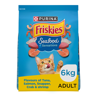 Purina Friskies Seafood Sensation Adult Cat Food 6 kg