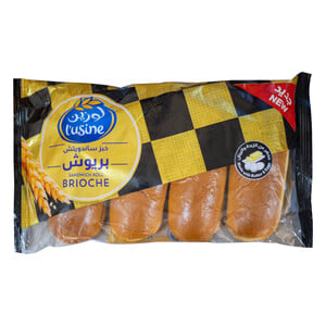 Buy Lusine Brioche Sandwich Roll 4 pcs 300 g Online at Best Price | Brought In Rolls | Lulu KSA in Saudi Arabia