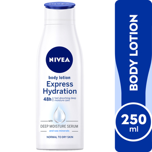 Buy Nivea Body Lotion Express Hydration Normal & Dry Skin 250 ml Online at Best Price | Body Lotion | Lulu UAE in Kuwait