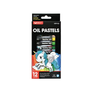 Unicorn Oil Pastels Aop68013-12Colours