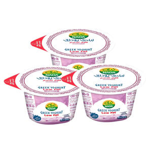 اشتري قم بشراء ندى زبادي يوناني بالتوت قليل الدسم 3 × 160 جم Online at Best Price من الموقع - من لولو هايبر ماركت Flavoured Yoghurt في الامارات