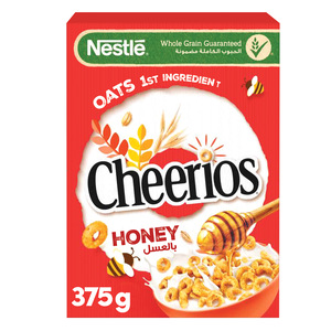 Buy Nestle Honey Cheerios Breakfast Cereal 375 g Online at Best Price | Sugar & chocolate cereals | Lulu KSA in Saudi Arabia