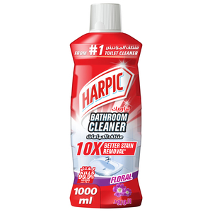 Buy Harpic Bathroom Cleaner Floral Fragrance 1 Litre Online at Best Price | Bath Room Cleaners | Lulu KSA in UAE