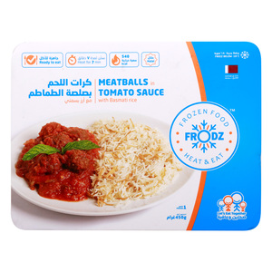 Frodz Meatballs In Tomato Sauce With Basmati Rice, 450 g