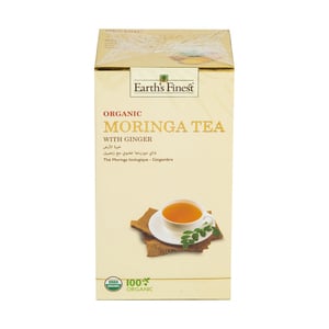 Buy Earths Finest Organic Moringa Tea with Ginger 25 Teabags Online at Best Price | Speciality Tea | Lulu Kuwait in Kuwait