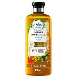 اشتري قم بشراء هربل إيسنسز شامبو للنعومة بزيت المورينغا الذهبي 400مل Online at Best Price من الموقع - من لولو هايبر ماركت Shampoo في السعودية