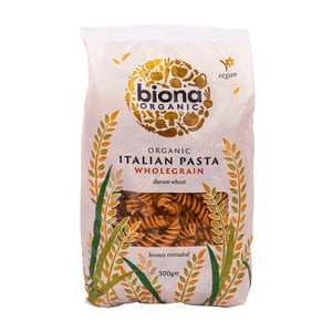 Buy Biona Organic Italian Pasta Whole Grain Fusilli 500 g Online at Best Price | Organic Food | Lulu Kuwait in UAE