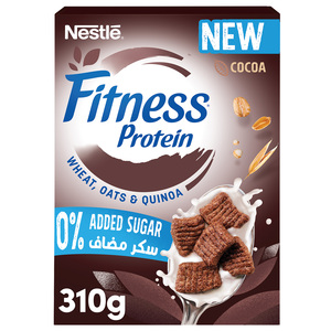 Nestle Fitness No Added Sugar Protein Chocolate Cereal 310 g