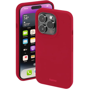 Hama MagCase Finest Feel Pro Cover for Apple iPhone 14 Pro, Red, 215530