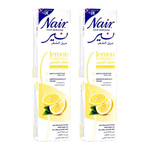 Nair Lemon Legs & Body Hair Removal Cream Value Pack 2 x 110 g
