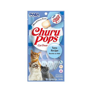 Inaba Churu Pops Cat Food Tuna Recipe 60 g, 4 pcs