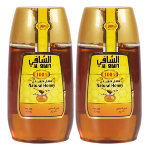 اشتري قم بشراء Al Shafi Natural Honey Squeeze Value Pack 2 x 400 g Online at Best Price من الموقع - من لولو هايبر ماركت Honey في الامارات