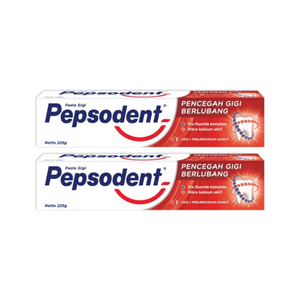 Pepsodent Tooth Paste White PRM 225g 2pcs