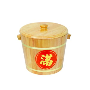 JH Wooden Rice Bucket 10Kg