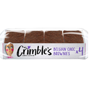 Mrs Crimble's Gluten Free Belgian Choco Brownies 190 g