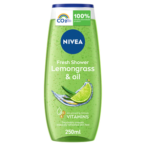 Nivea Shower Gel Body Wash Lemongrass & Oil 250 ml