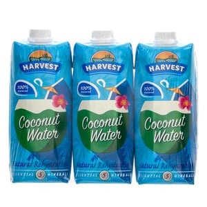 Harvest Coconut Water Value Pack 3 x 500 ml