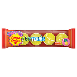 Chupa Chups Buble Gum Liquid Filled Soft Gum Play Tennis 4.2 g