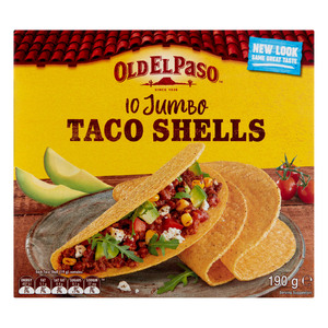 Old El Paso Corn Taco Shells Jumbo 190 g