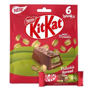 Buy Nestle KitKat Pistachio Spread Mini Moments Chocolate, 6 pcs, 100.8 g Online at Best Price | Chocolate Bags | Lulu Kuwait in Kuwait