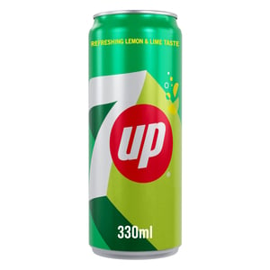 Buy 7UP Carbonated Soft Drink Cans 6 x 330 ml Online at Best Price | Cola Can | Lulu UAE in UAE