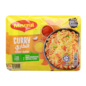 Buy Maggi 2 Minutes Curry Noodles 5 x 79 g Online at Best Price | Instant Noodle | Lulu KSA in UAE